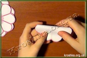 Вырезаем и складываем шаблоны открытки